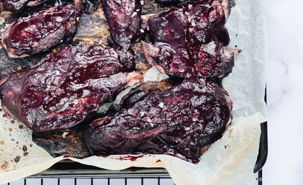 Blueberry Barbecue Chicken by Jessica Eats Real Food