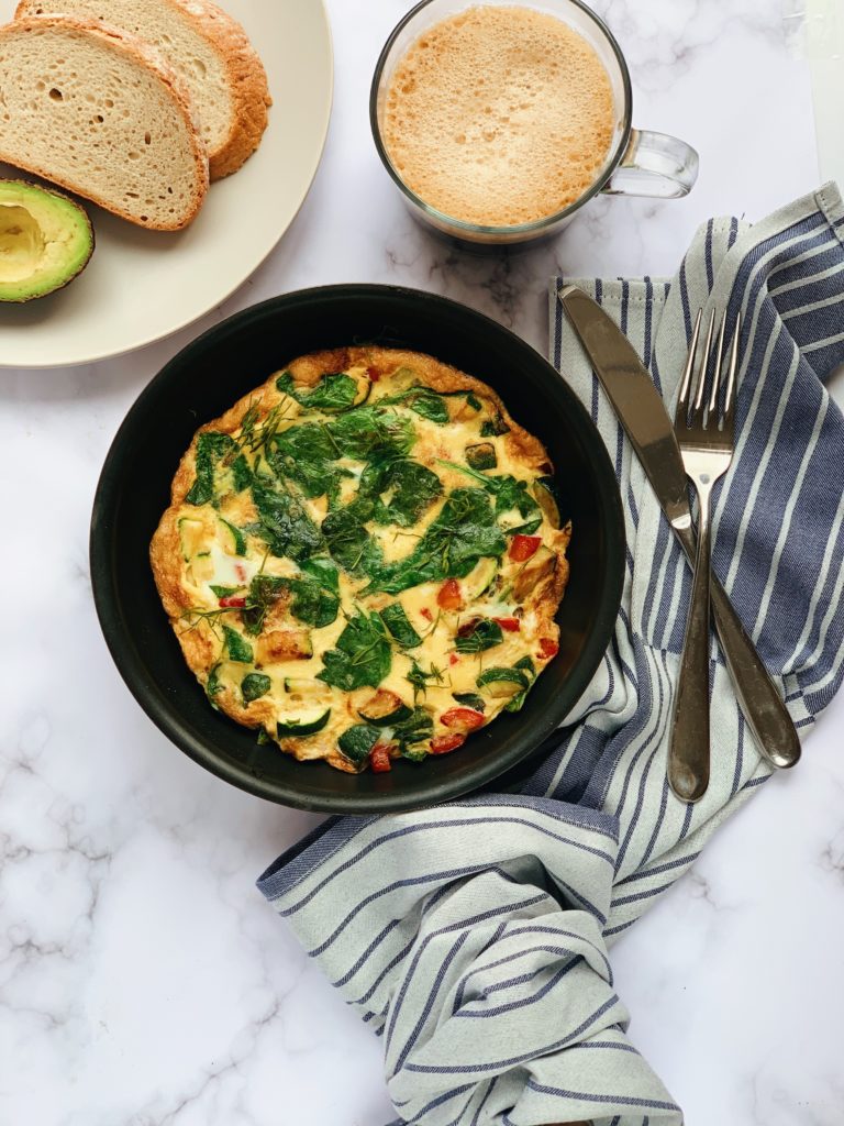 Frittata for One by Jessica Eats Real Food