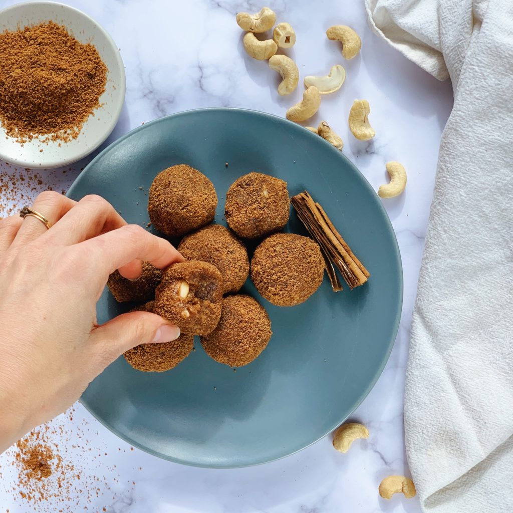 Snickerdoodle Energy Bites by Jessica Eats Real Food