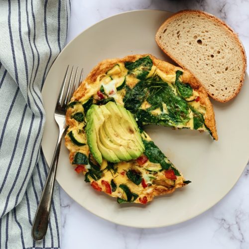 Frittata for One by Jessica Eats Real Food