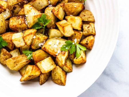 Salt and Vinegar Magic Potatoes by Jessica Eats Real Food