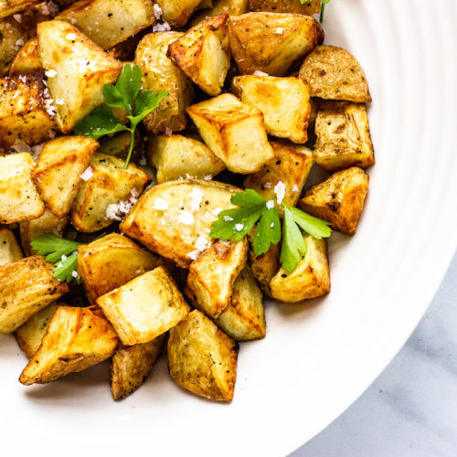 Salt and Vinegar Magic Potatoes by Jessica Eats Real Food