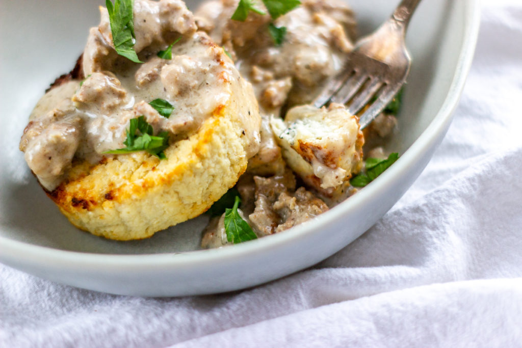 Whole30 Biscuits and Gravy