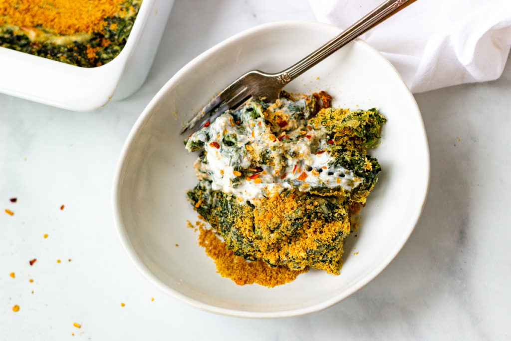 Dairy-Free Creamed Spinach