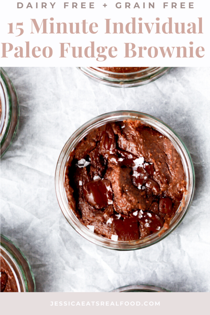 15 Minute Paleo Fudge Brownie