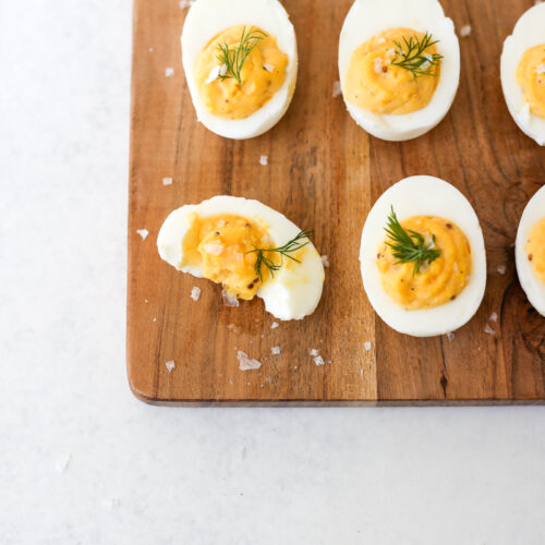 Easiest Whole30 Deviled Eggs