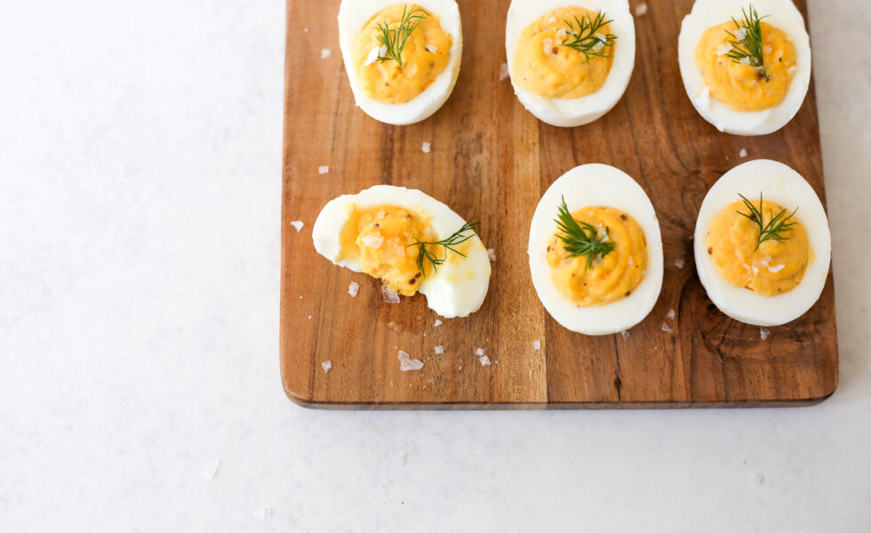 Easiest Whole30 Deviled Eggs
