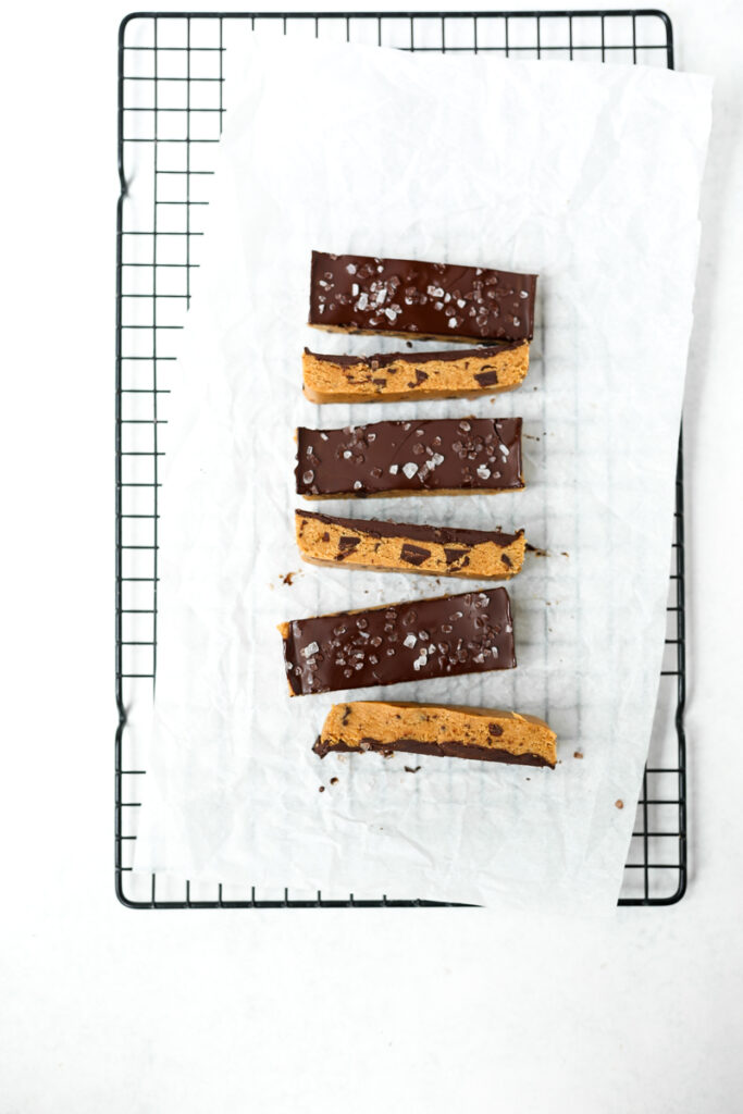 Paleo Cookie Dough Bars by Jessica Eats Real Food