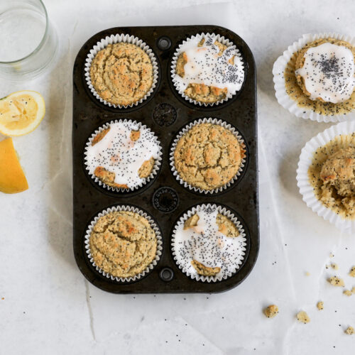 Gluten-Free Lemon Poppyseed Muffins